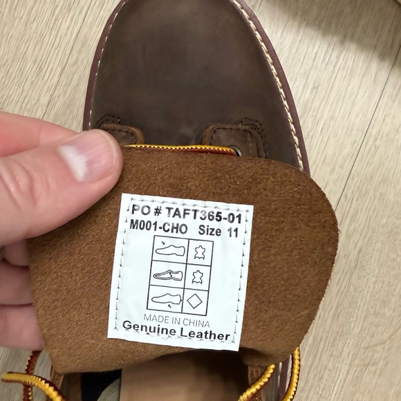 Taft Dark Brown Leather Boots with Cream Soles 11 main image 7